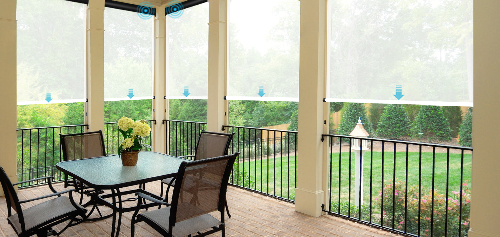 Motorized Outdoor Shades