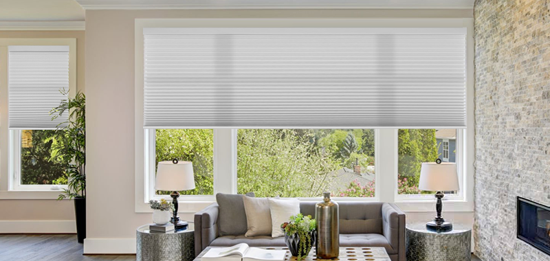 Cellular Shades for Living Room