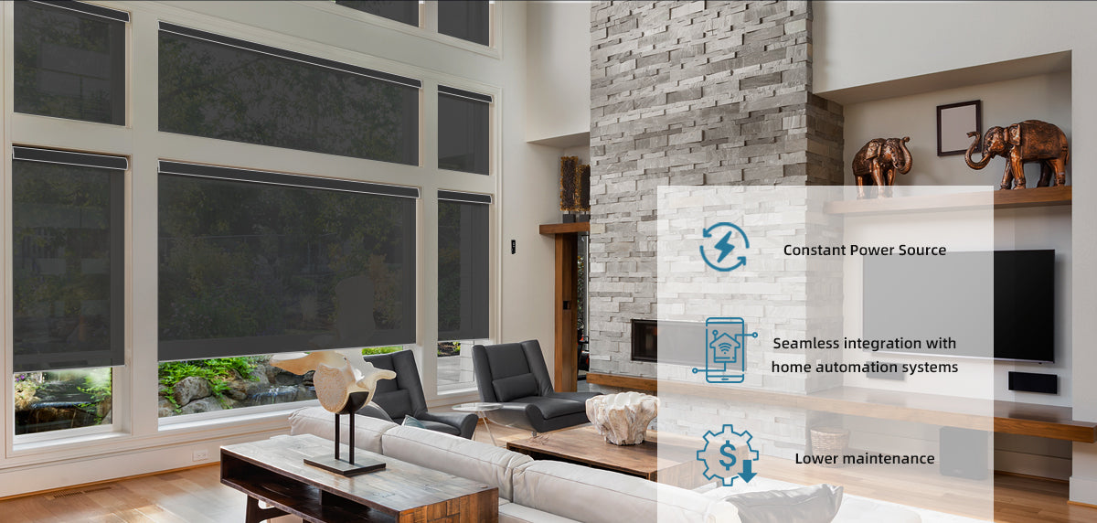 Why Choose Hardwired Motorized Shades for Your Home?