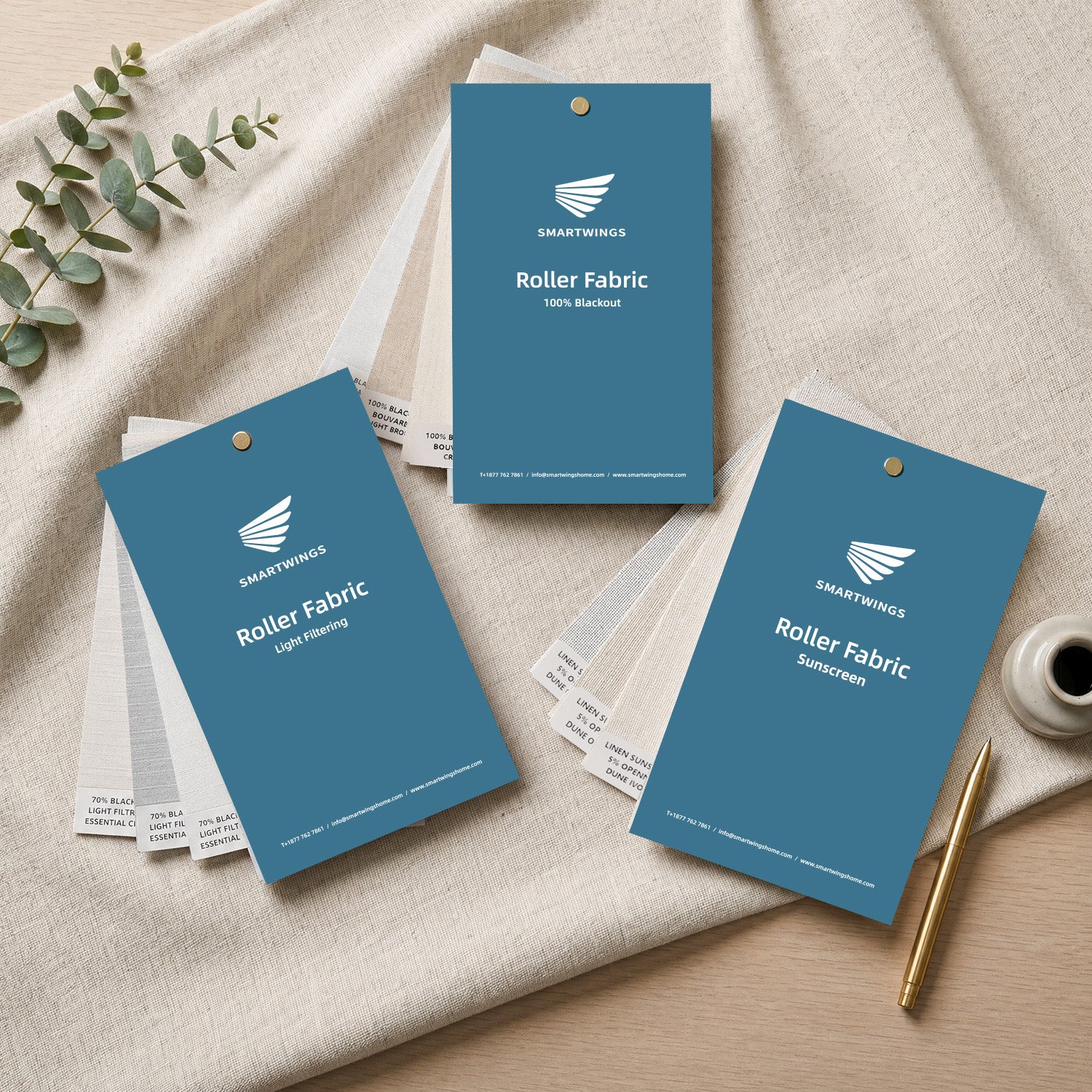 Blackout & Light Filtering & Sunscreen Fabric Samples – SmartWings