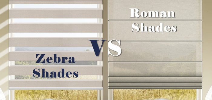 Zebra Shades for Living Room