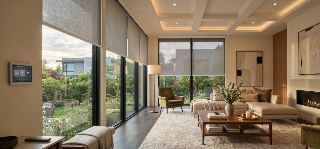 Motorized Roller Shades in the Modern Home