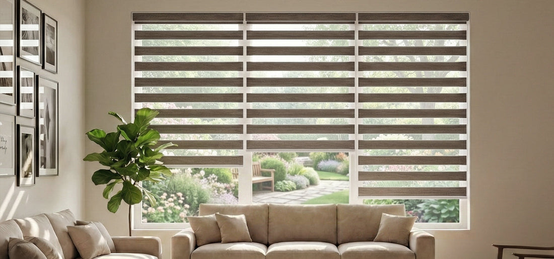 Zebra Shades for Living Room