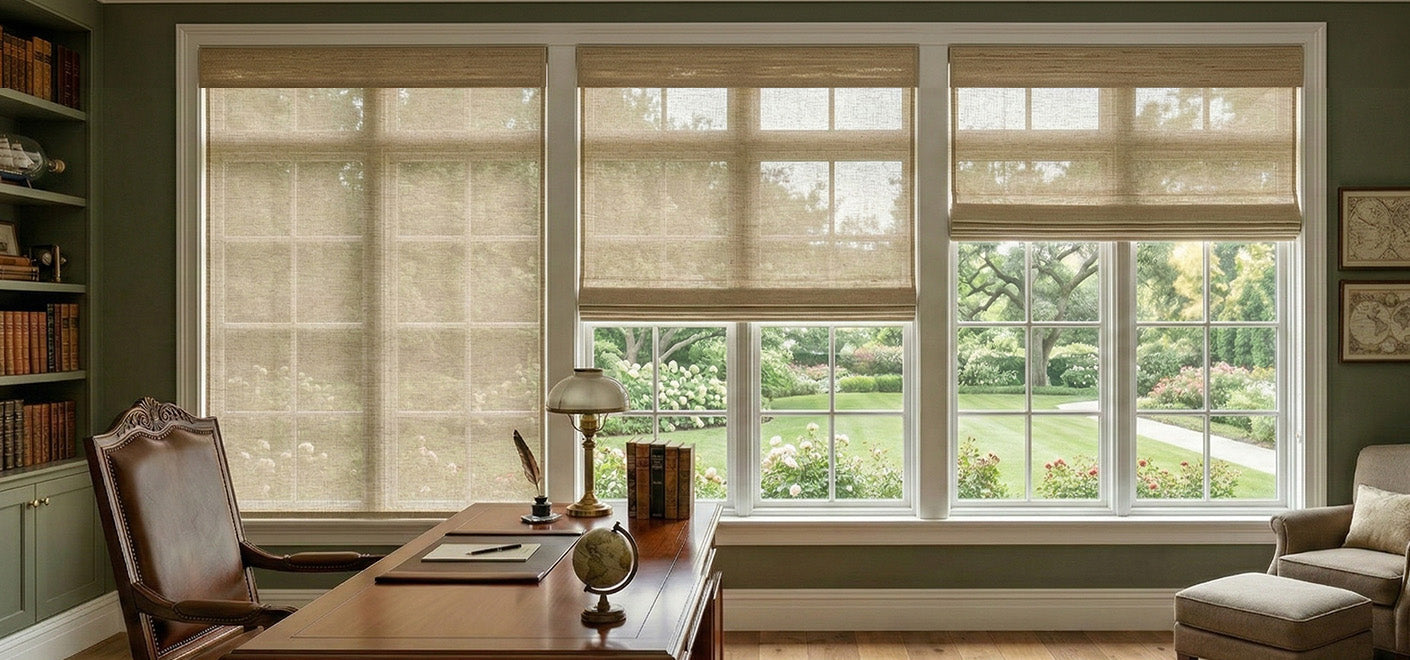Woven Wood Shades for Bedroom