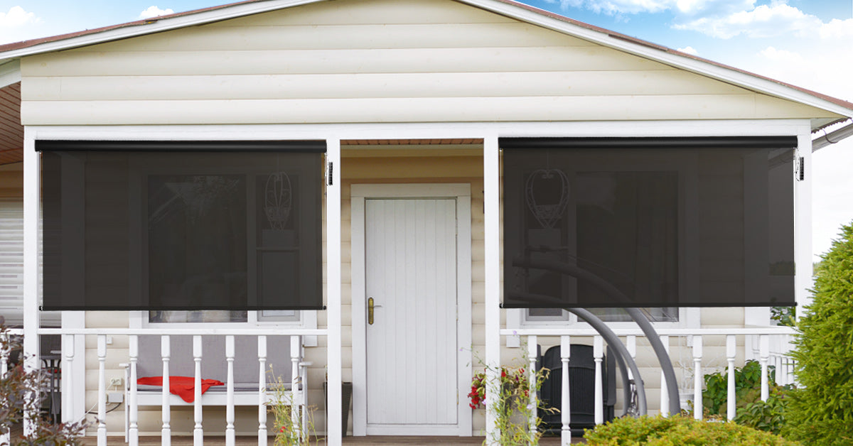 SmartWings motorized outdoor shades: A fabulous plan for specialty-shaped windows