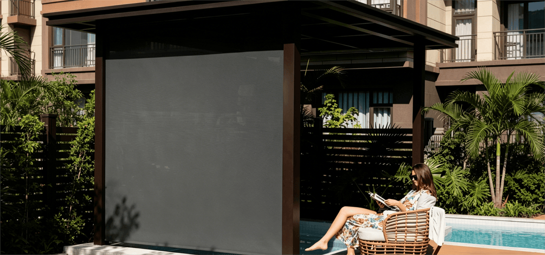 Real Customer Review-Smart OutdoorShades  in the pavilion