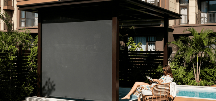 Real Customer Review-Smart OutdoorShades  in the pavilion