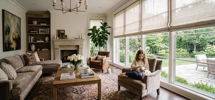 Child-Safe and Pet-Friendly Window Roman Shades
