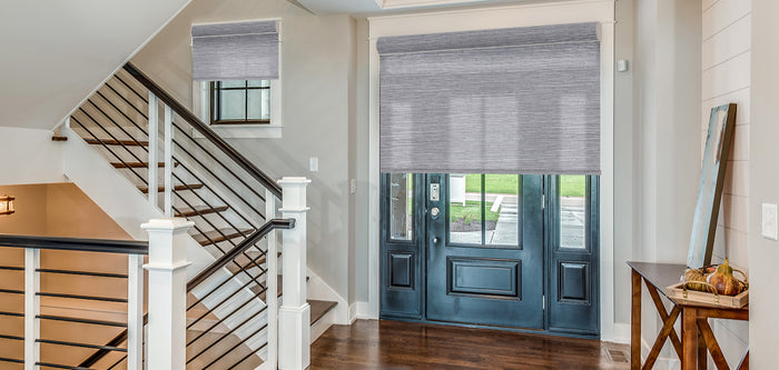 Livingroom With Roller Shades