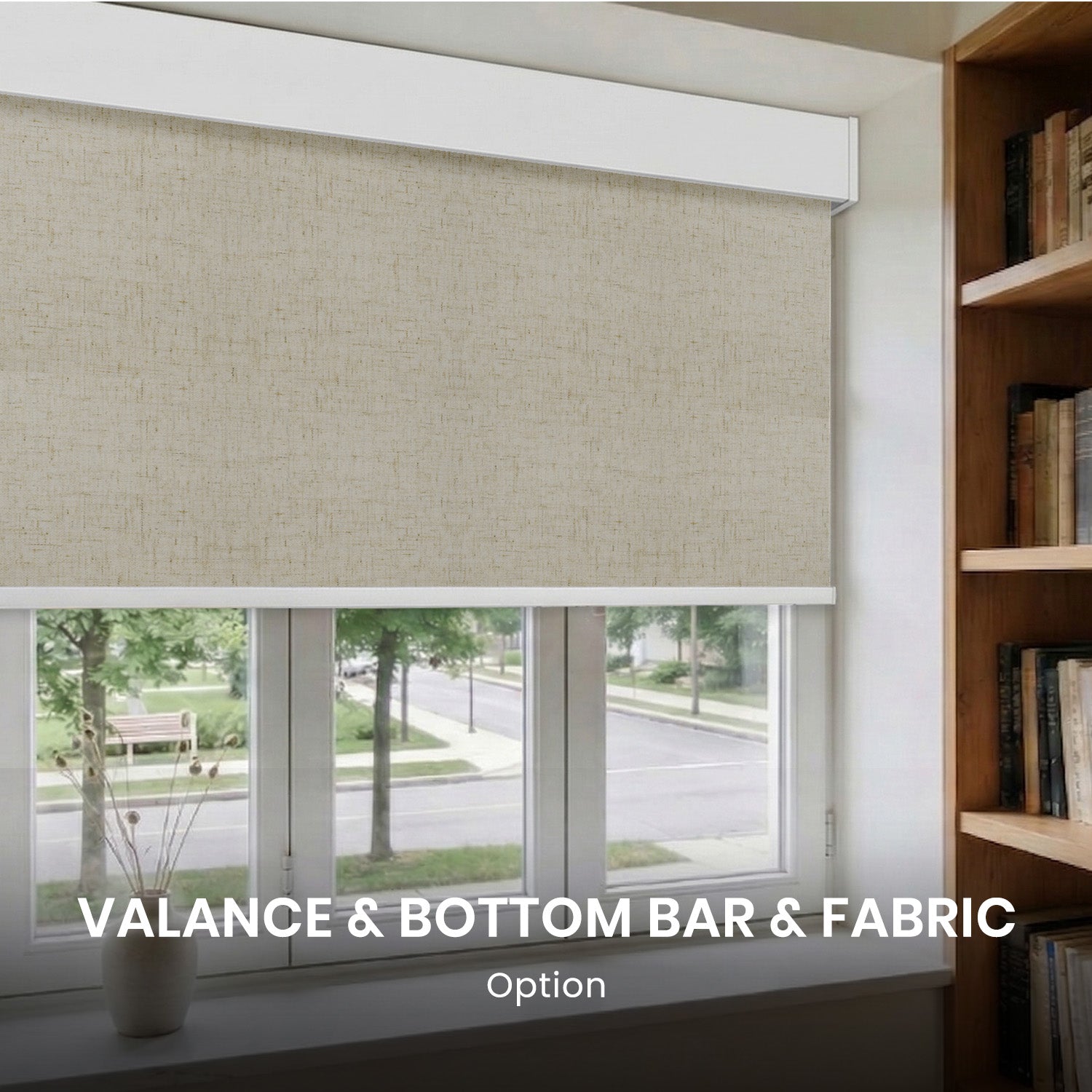 SmartWings Motorized Roller Shades 100% Blackout Linen
