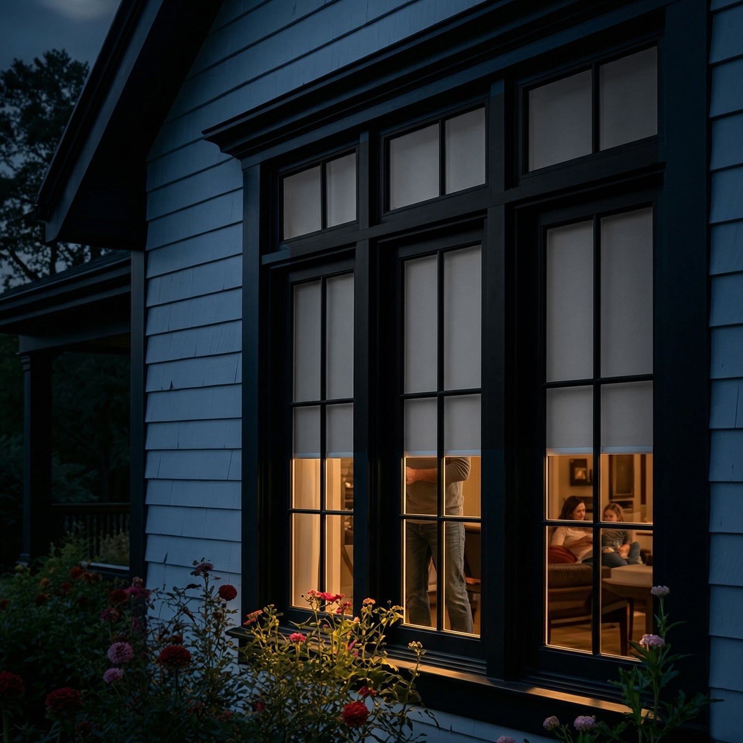 SmartWings Motorized Roller Shades 100% Blackout Eclipse
