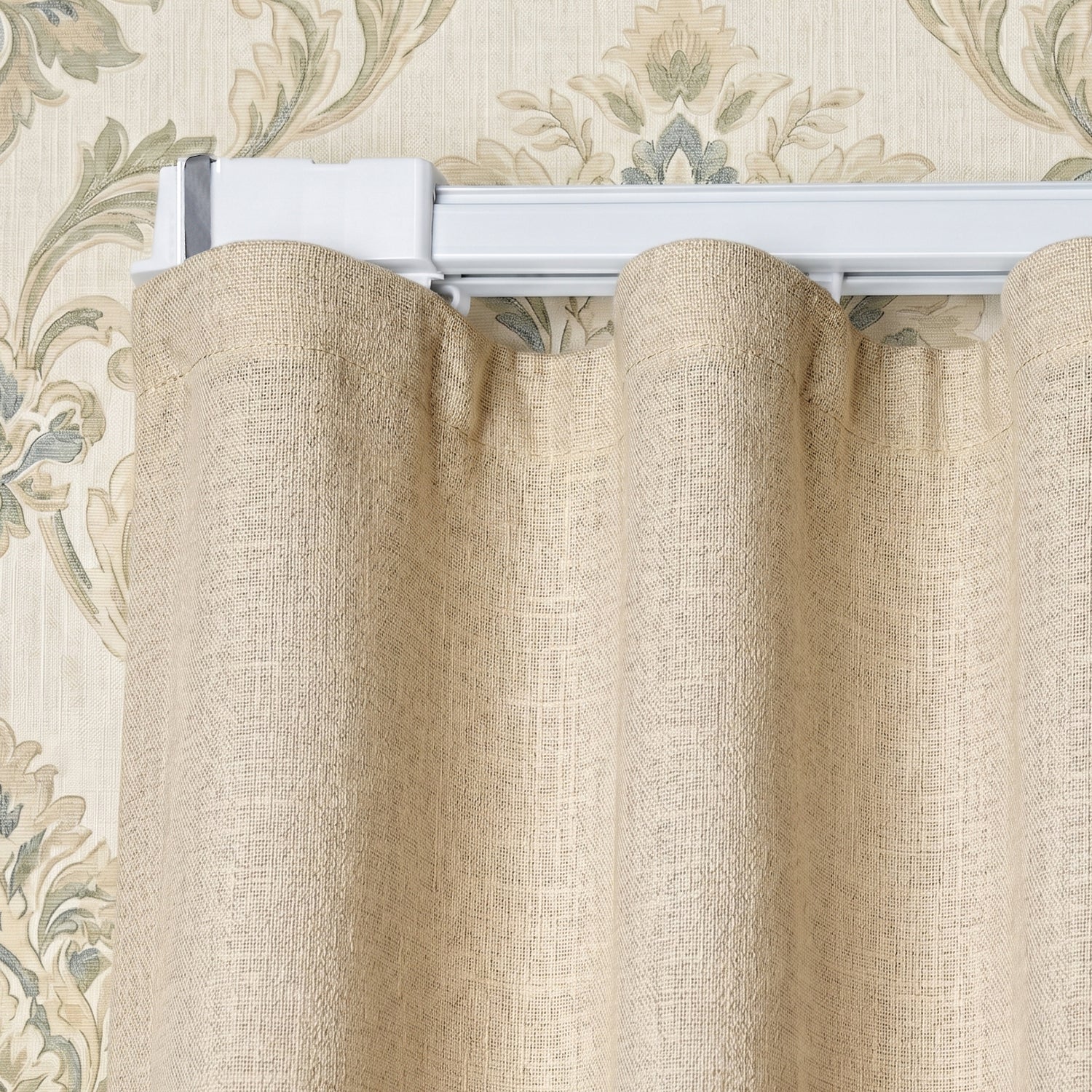 SmartWings Motorized Ripple Fold Drapery 50%/70%/100% Blackout Daphne