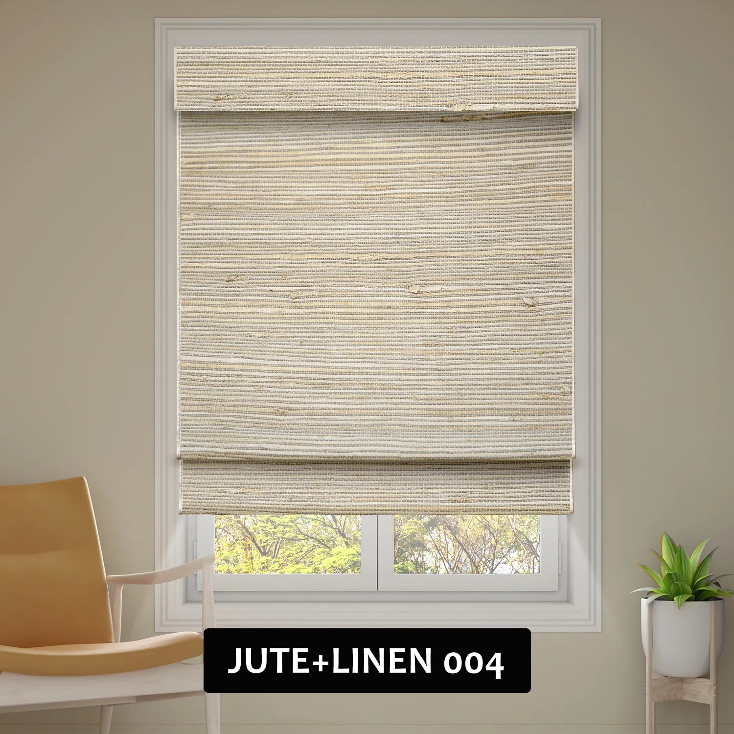 SmartWings Motorized Woven Wood Shades 50%/70%/100% Blackout