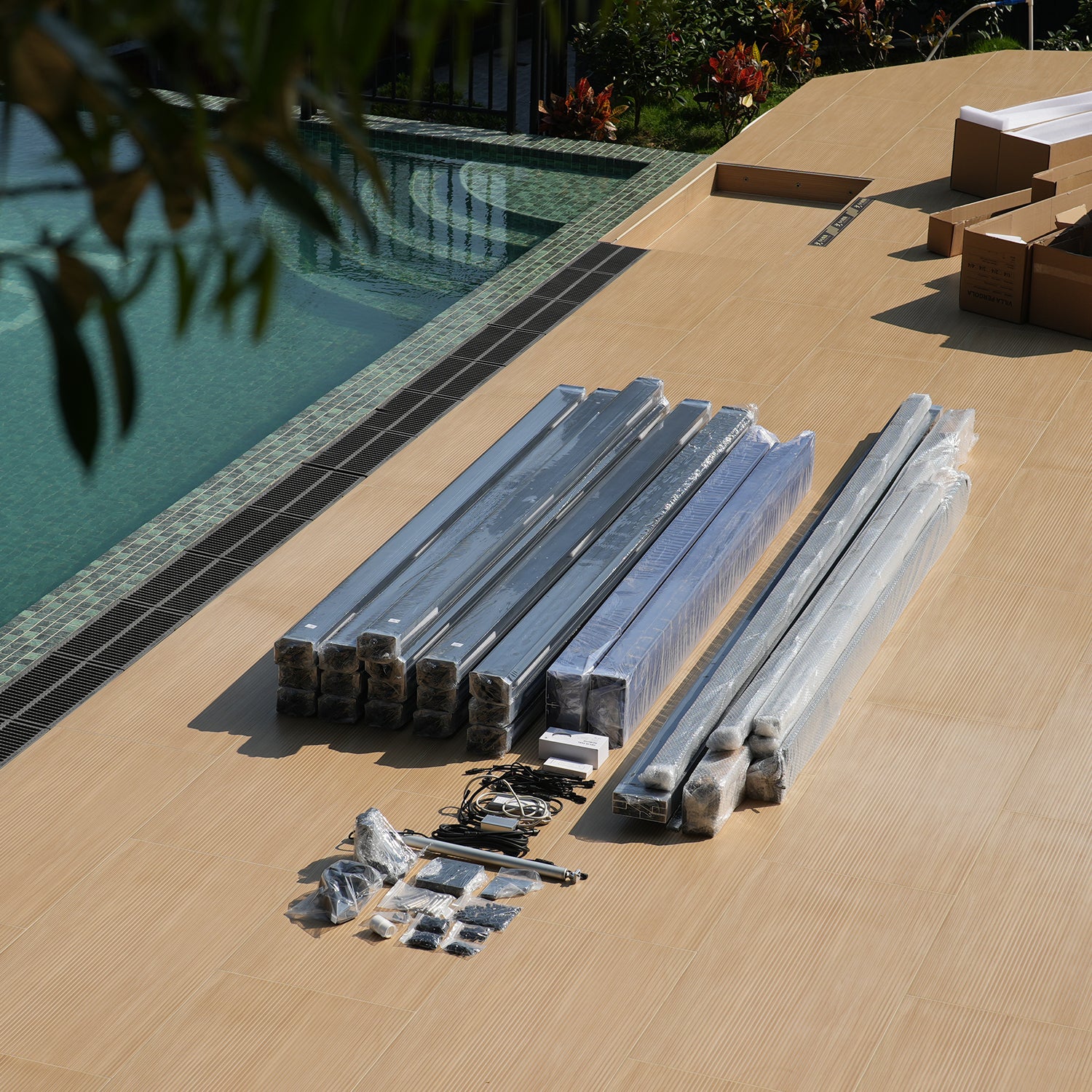 SmartWings Motorized Matter Pergola Flexar Q3