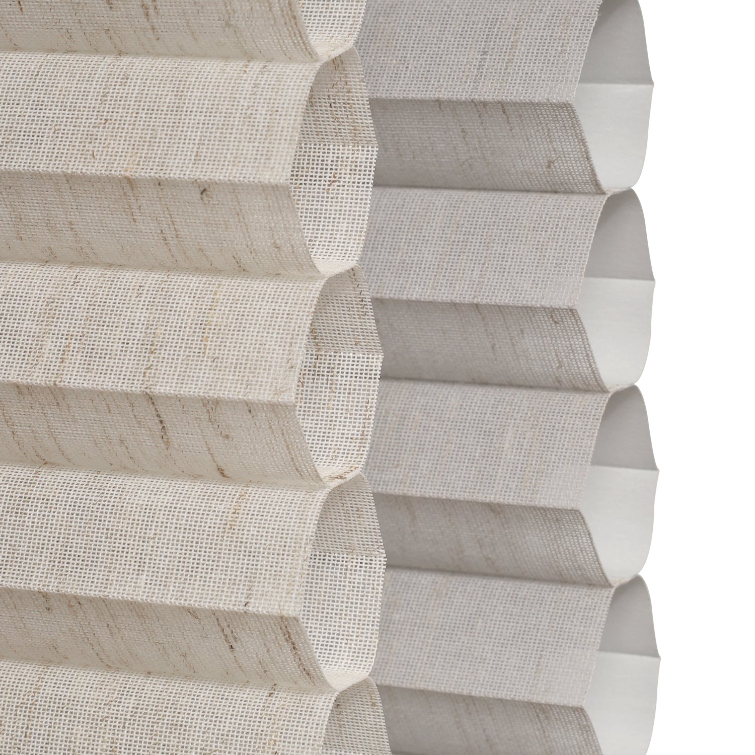 SmartWings Motorized Linen Cellular Shades Nowa Designer Texture Helios