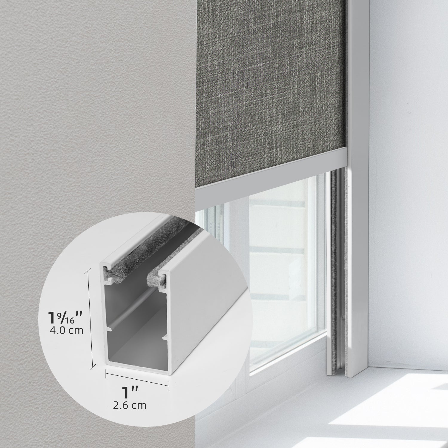 Side Rail Tracks For Blackout Shades