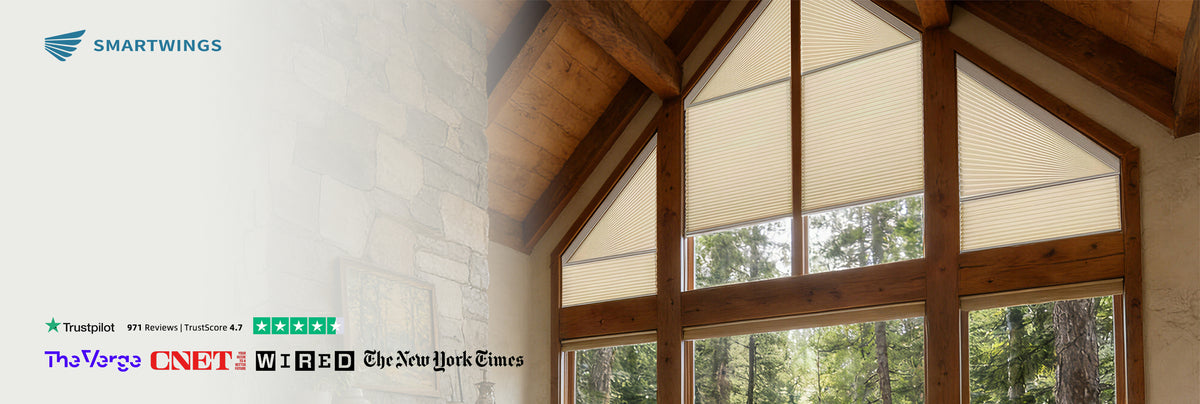 Trapezoid Cellular Shades | Custom Fit Window Solutions – SmartWings