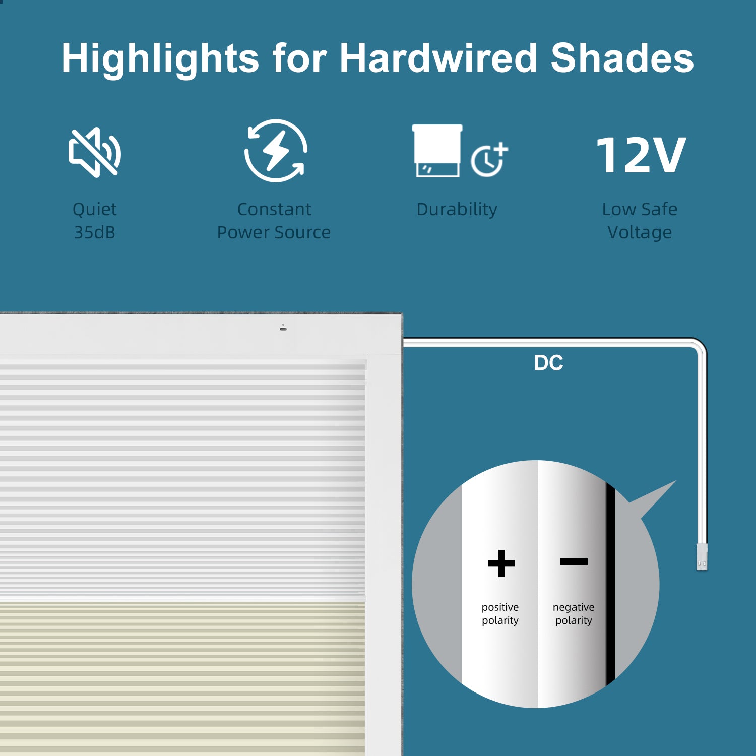 SmartWings Motorized Premium Day/Night Skylight Cellular Shades Hazel