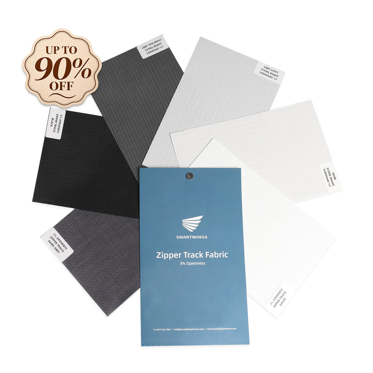Zipper Track Windproof Outdoor Fabric Samples