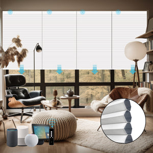 SmartWings Motorized Blackout Cellular Shades Nowa