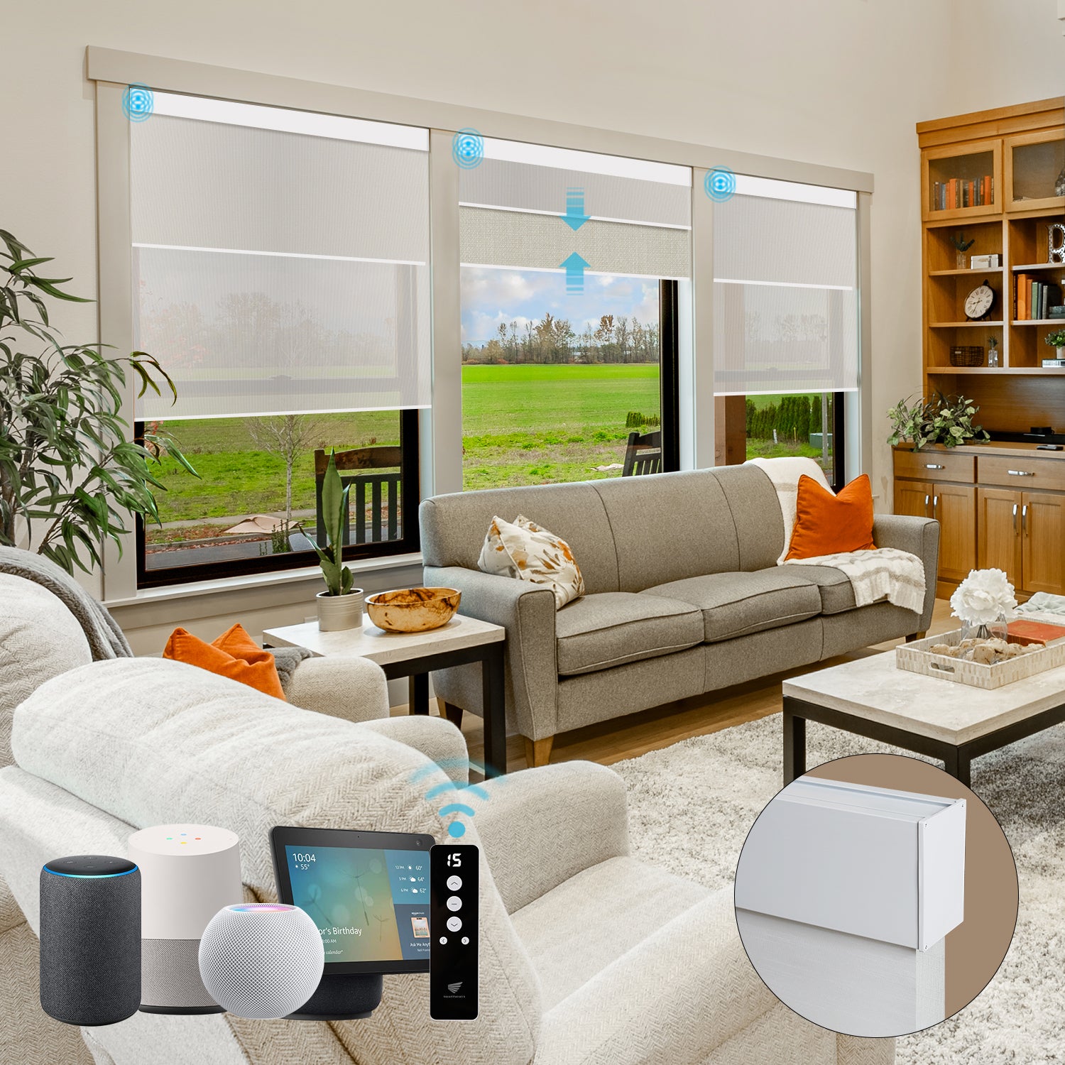 SmartWings Motorized Dual Shade Harmony Duo Plus