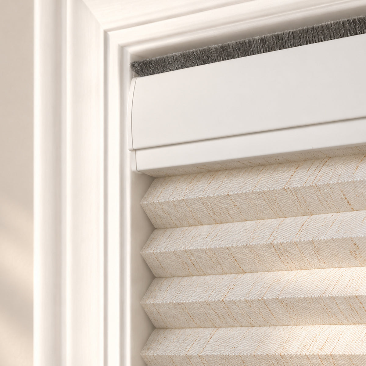 SmartWings Motorized Levitate Linen Cellular Shades Nowa Designer Texture Helios