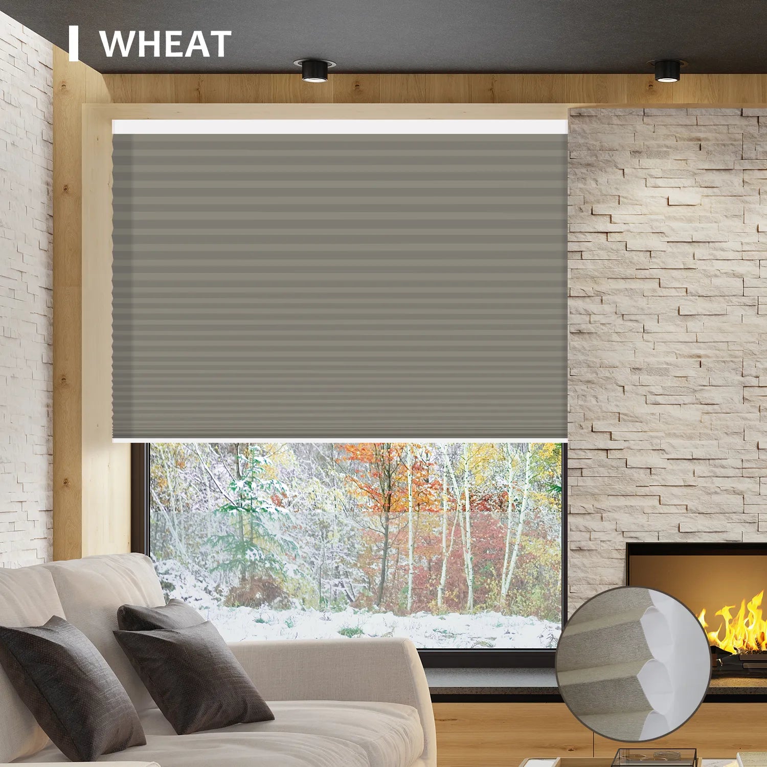 SmartWings Motorized Light Filtering Cellular Shades Nowa