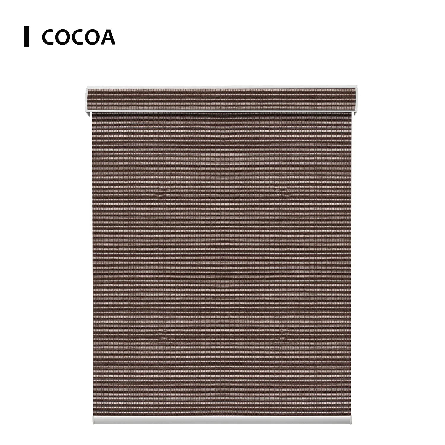 SmartWings Hardwired Motorized Light Filtering Roller Shades 50% Blackout PVC Free Sunscreen