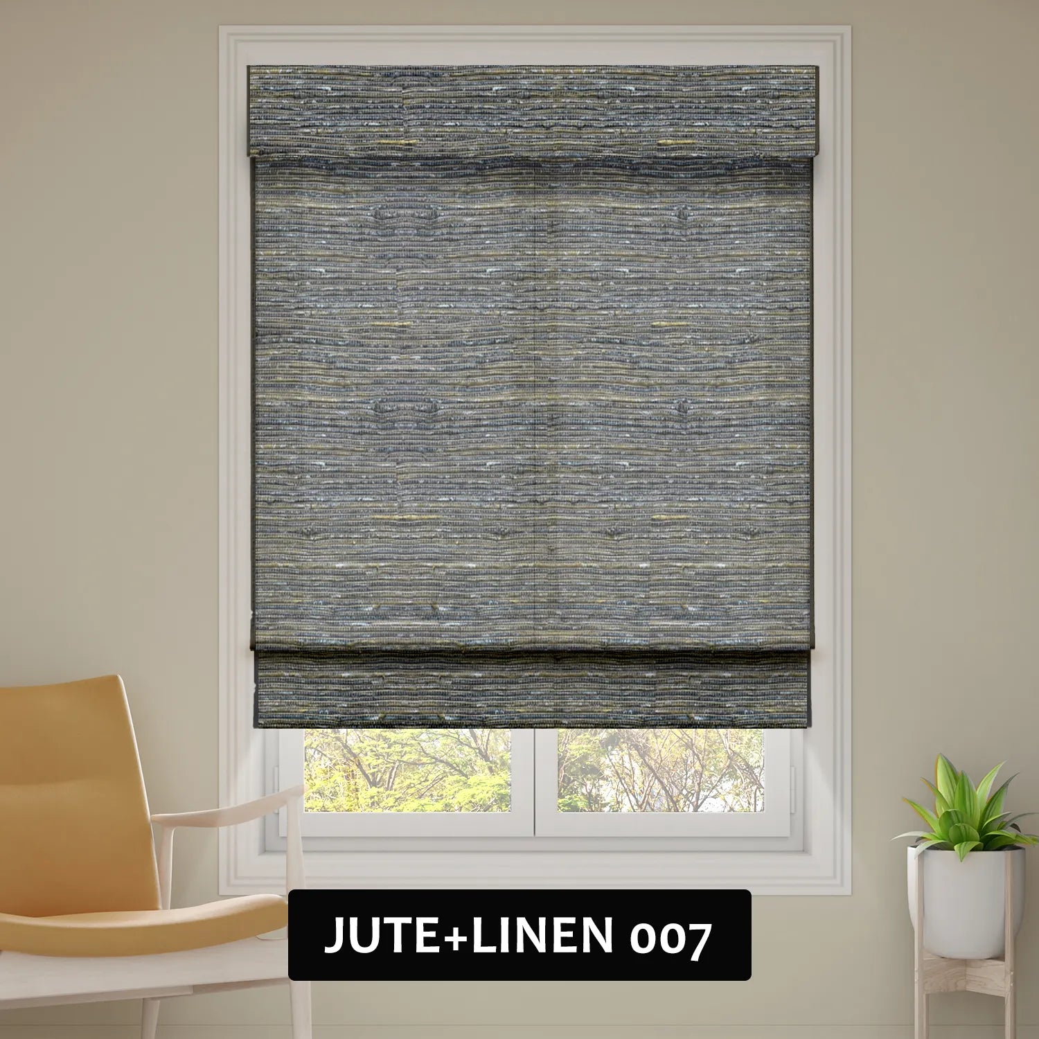 SmartWings Motorized Woven Wood Shades 50%/70%/100% Blackout