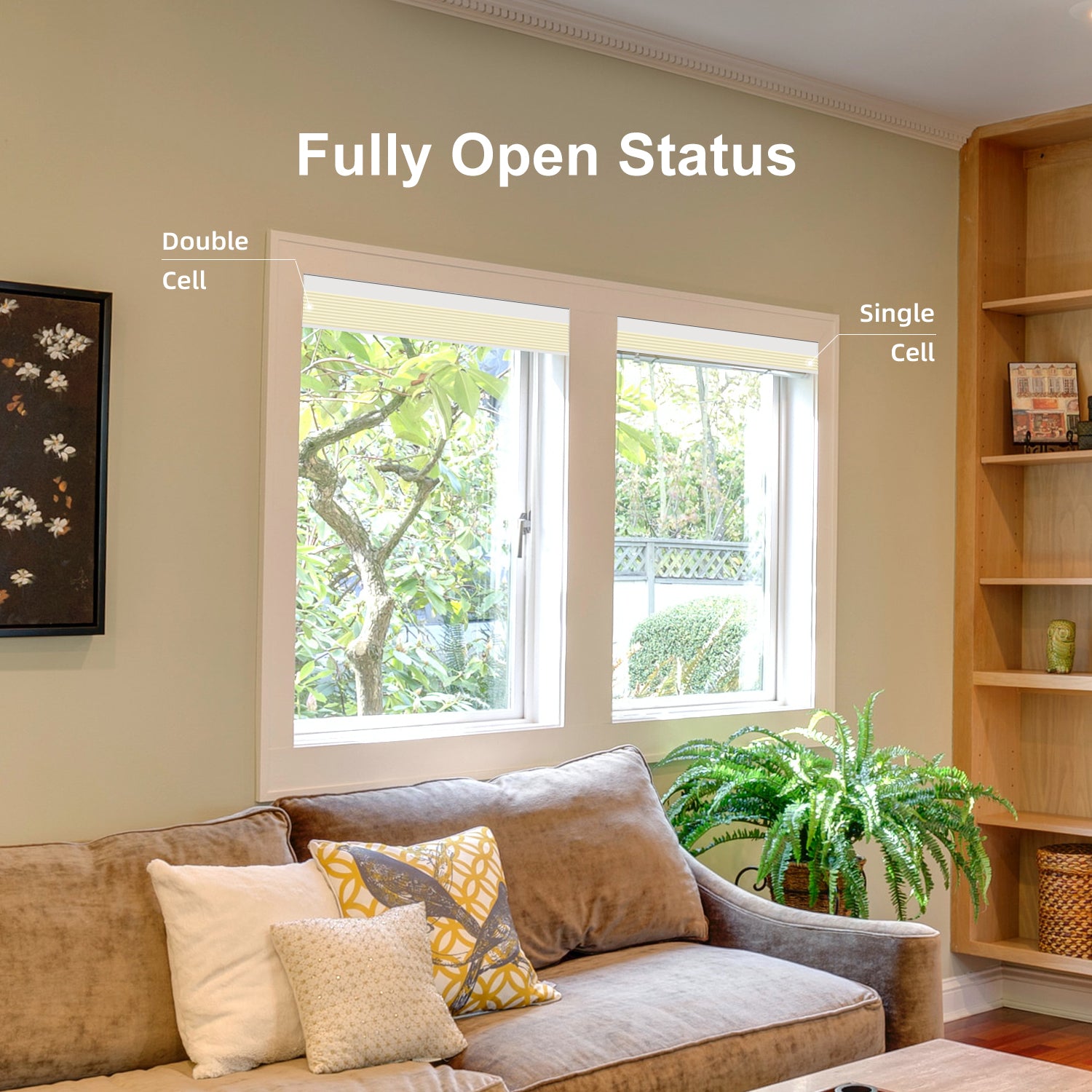 SmartWings Motorized Blackout Cellular Shades Nowa