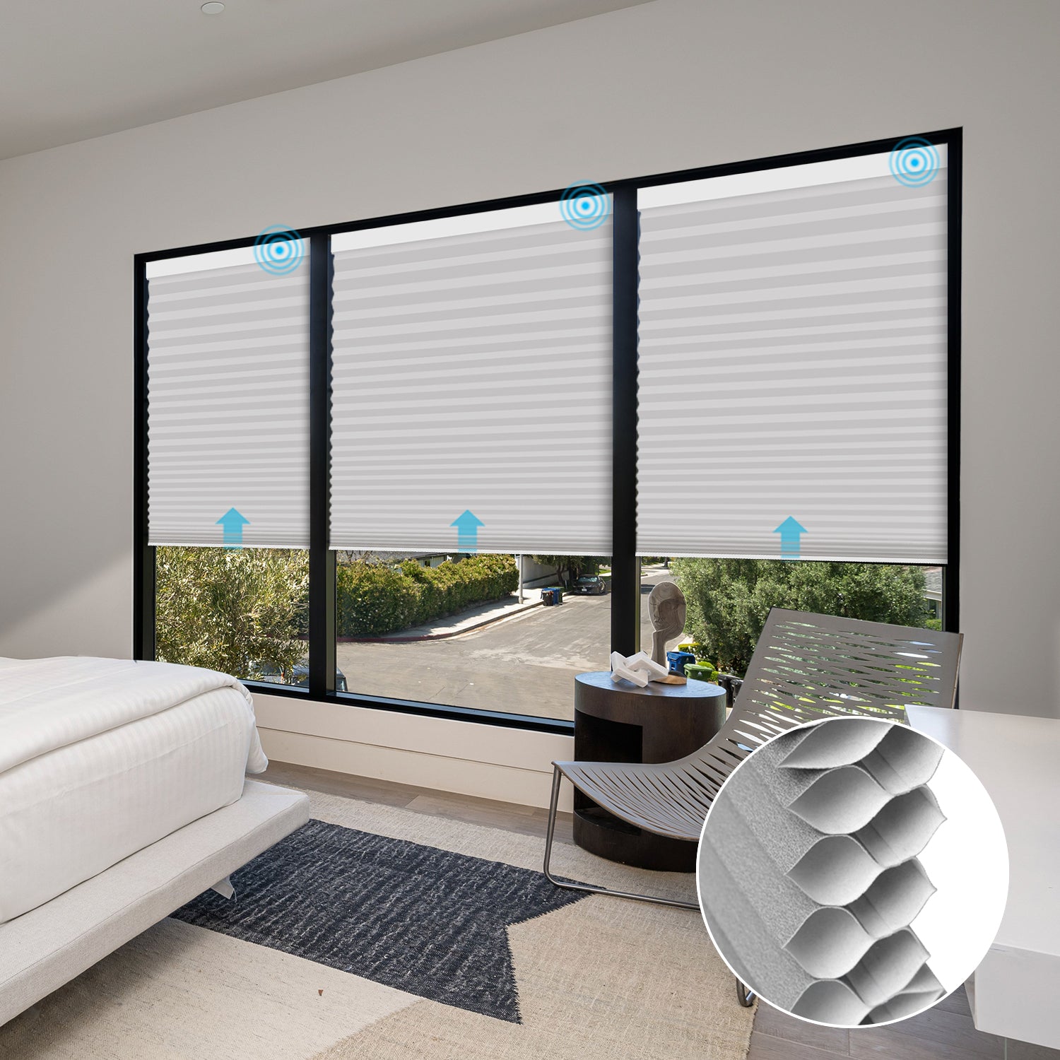 SmartWings Motorized Blackout Cellular Shades Nowa