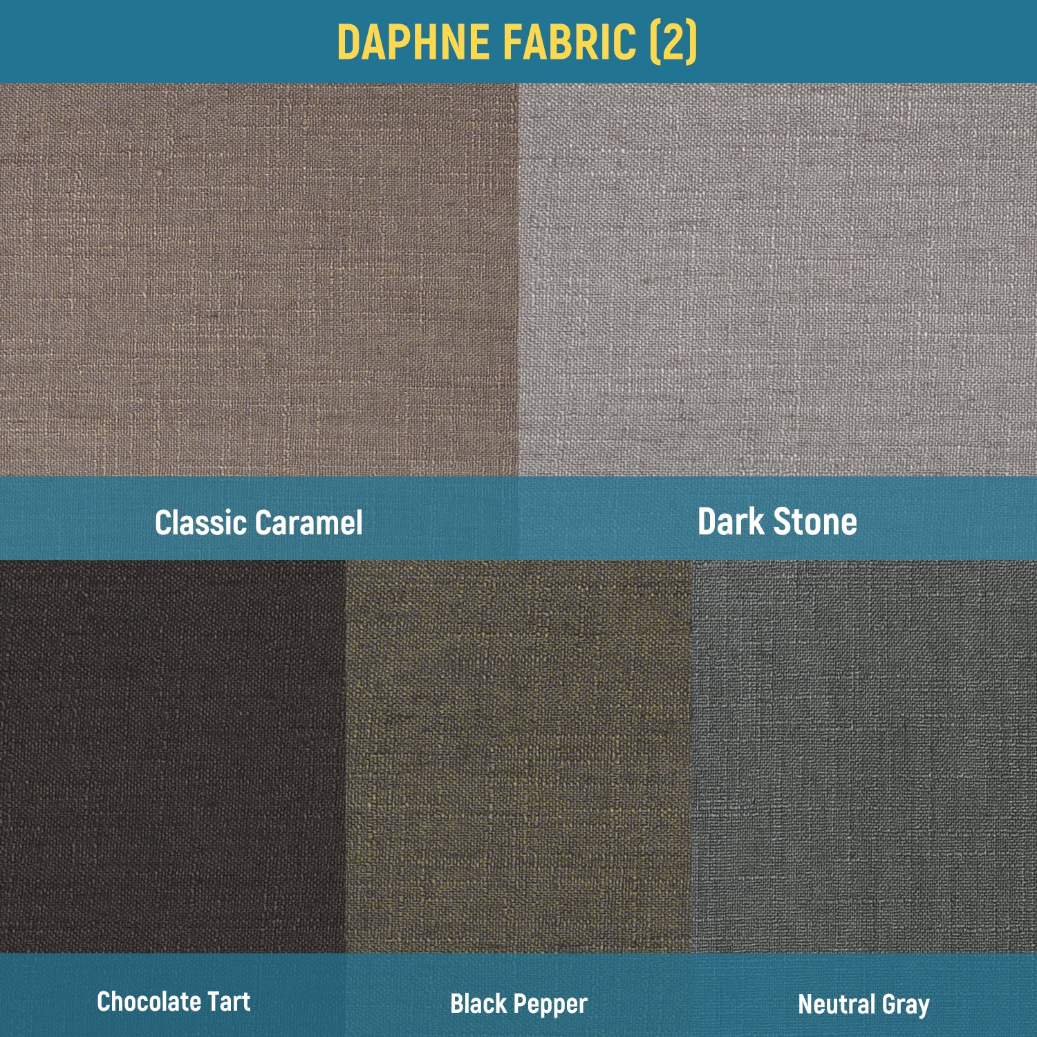 Linen Drapery & Roman Fabric Samples Daphne