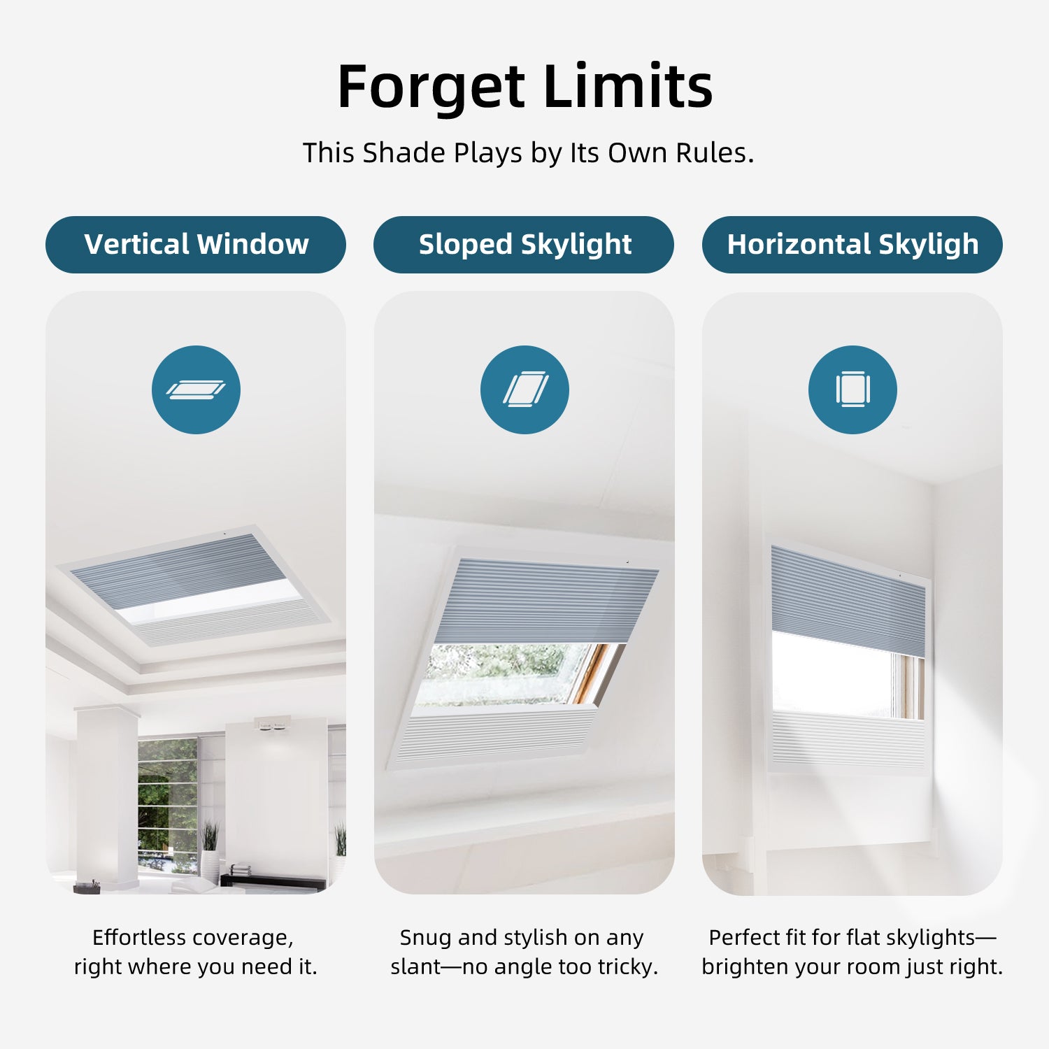 SmartWings Motorized Premium Day/Night Skylight Cellular Shades Hazel