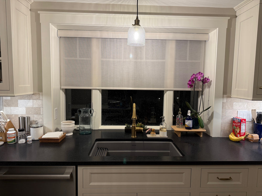 Roller Shade PVC Free Sunscreen Pearl