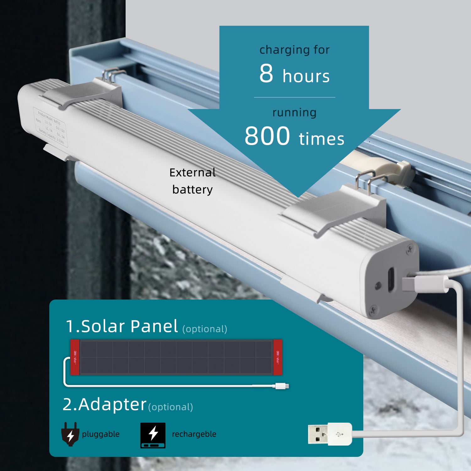 SmartWings Motorized Light Filtering Cellular Shades Hazel