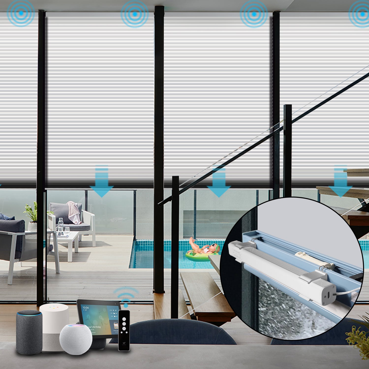 Battery Pack for Cellular Shades Hazel