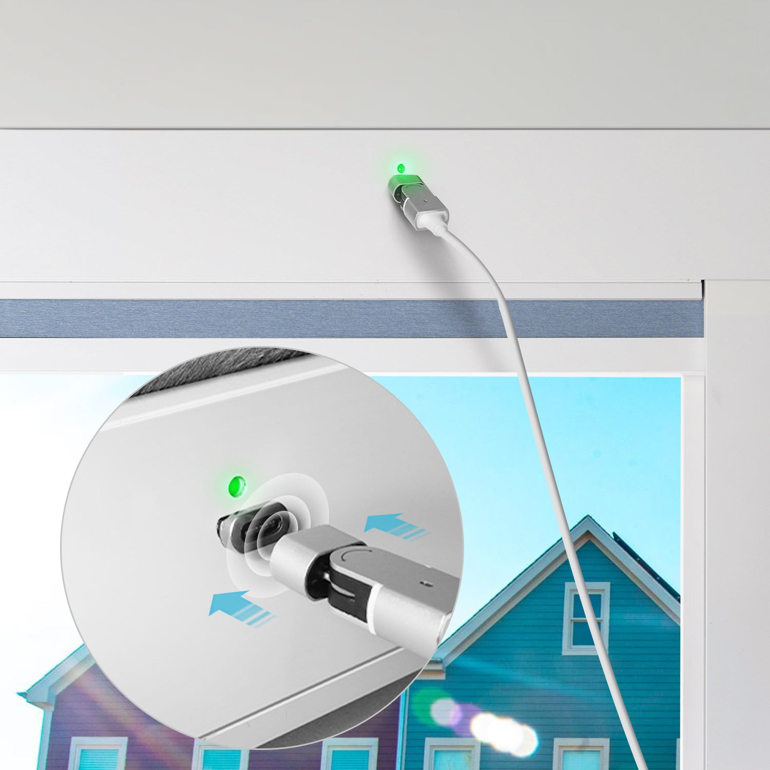 Magnetic Type-C Charging Cable for Indoor Shades
