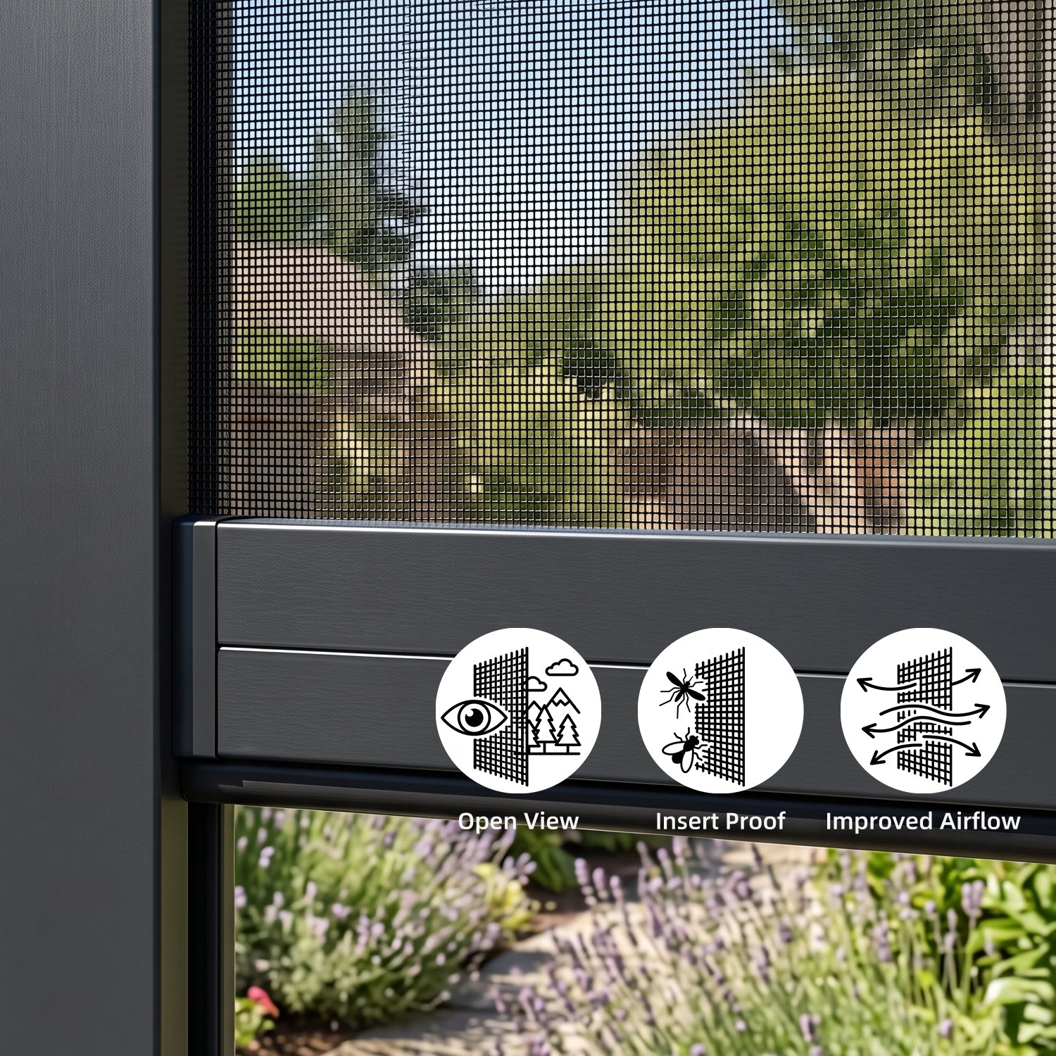 SmartWings Motorized Zipper Track Windproof Outdoor Shades