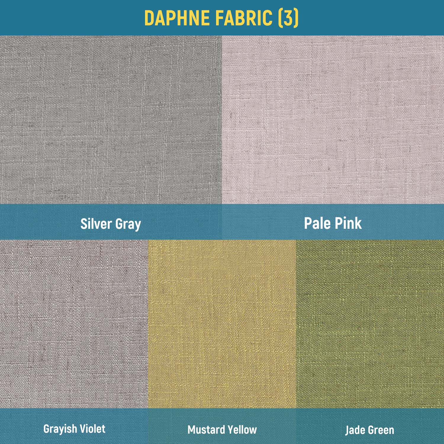 Linen Drapery & Roman Fabric Samples Daphne