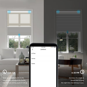 SmartWings Motorized Blackout And Light Filtering Day/Night Cellular Shades Nowa