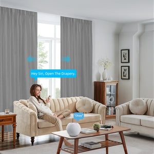 SmartWings Motorized Drapery 93% Blackout Elysian
