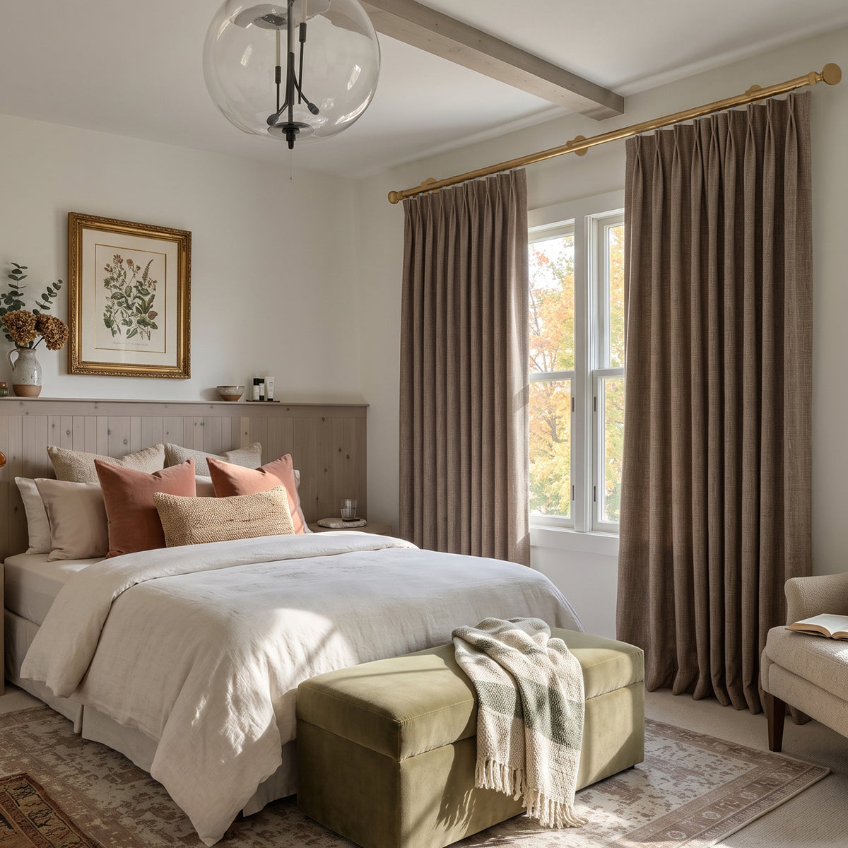 SmartWings Motorized Drapery & Curtain 100% Blackout Peplos