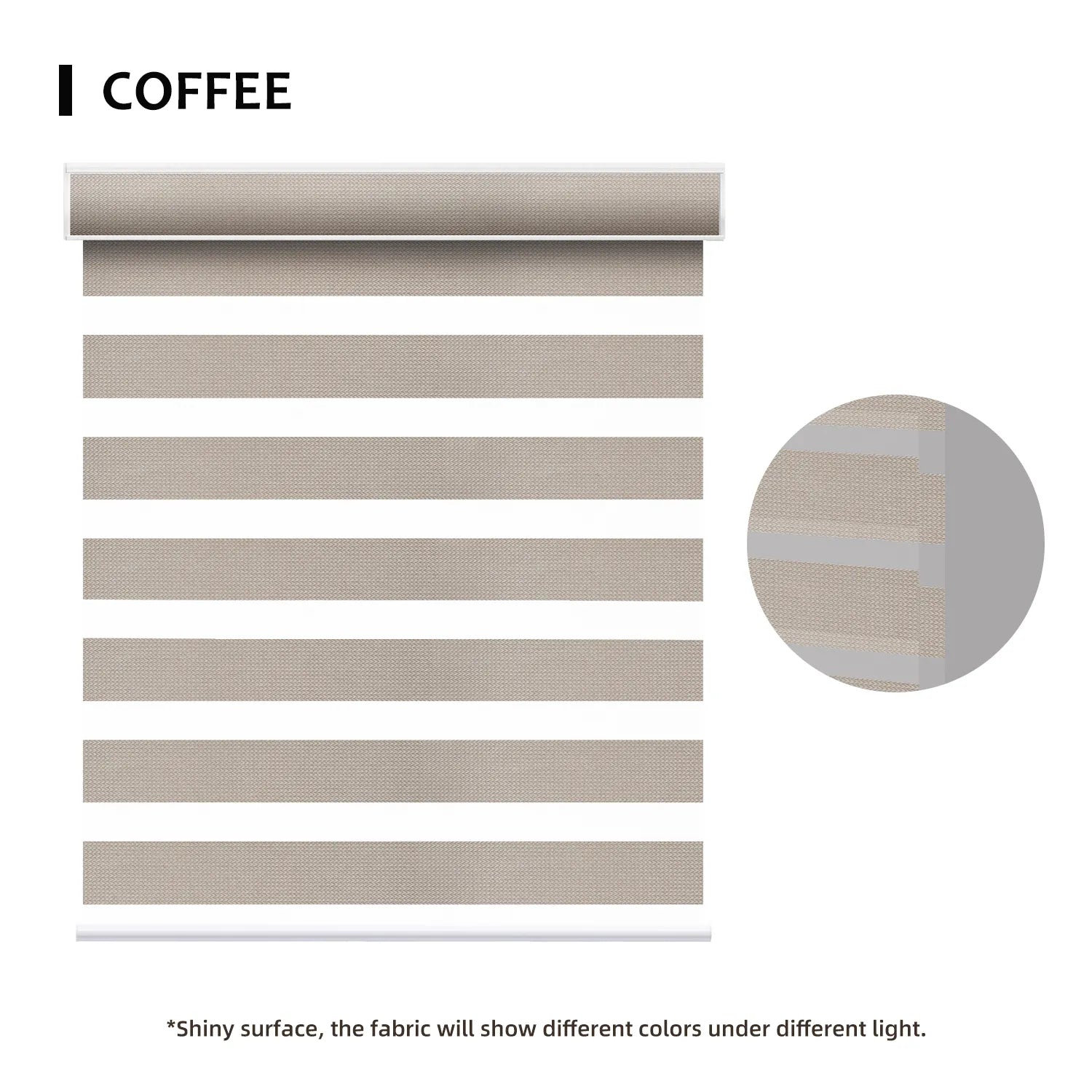 SmartWings Motorized Zebra Shades 90% Blackout 95mm Astrid