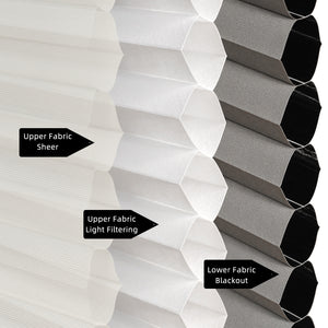 SmartWings Motorized Blackout And Light Filtering Day/Night Cellular Shades Nowa