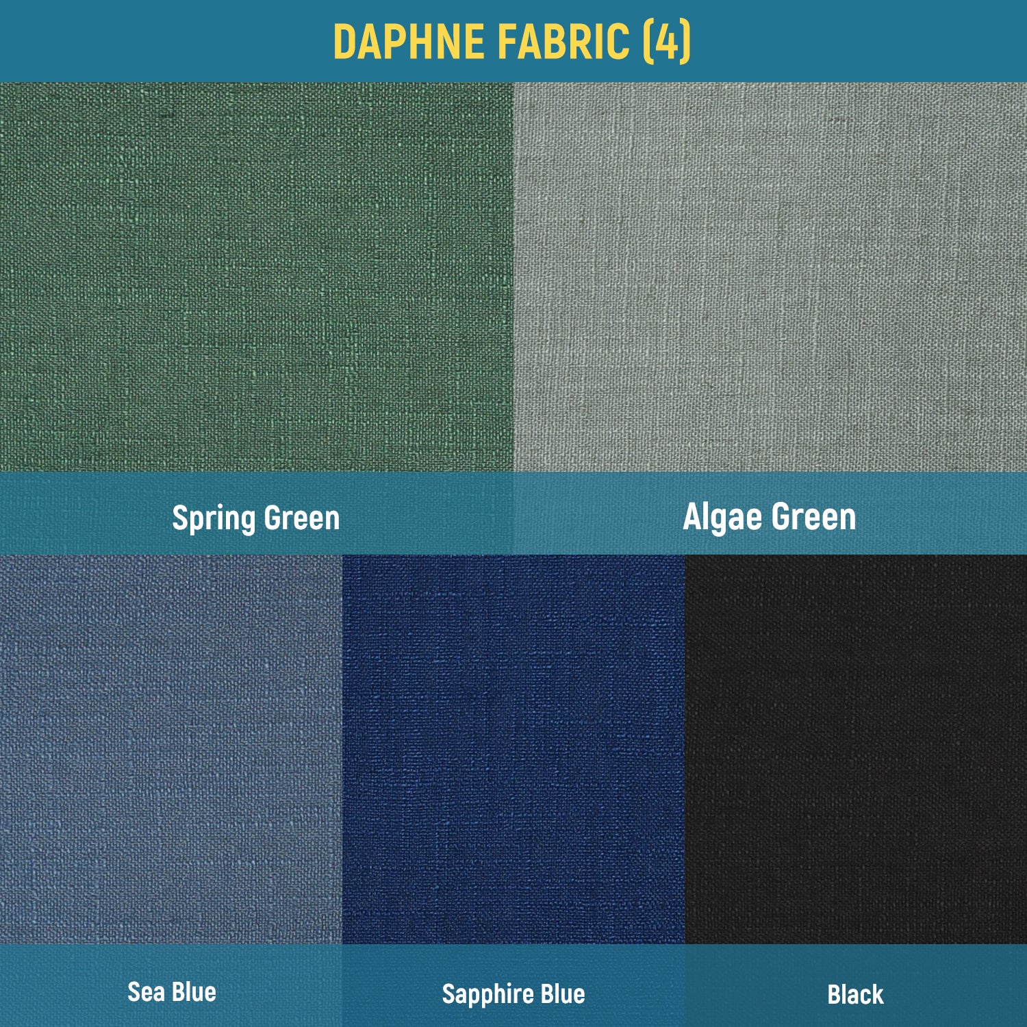 Linen Drapery & Roman Fabric Samples Daphne