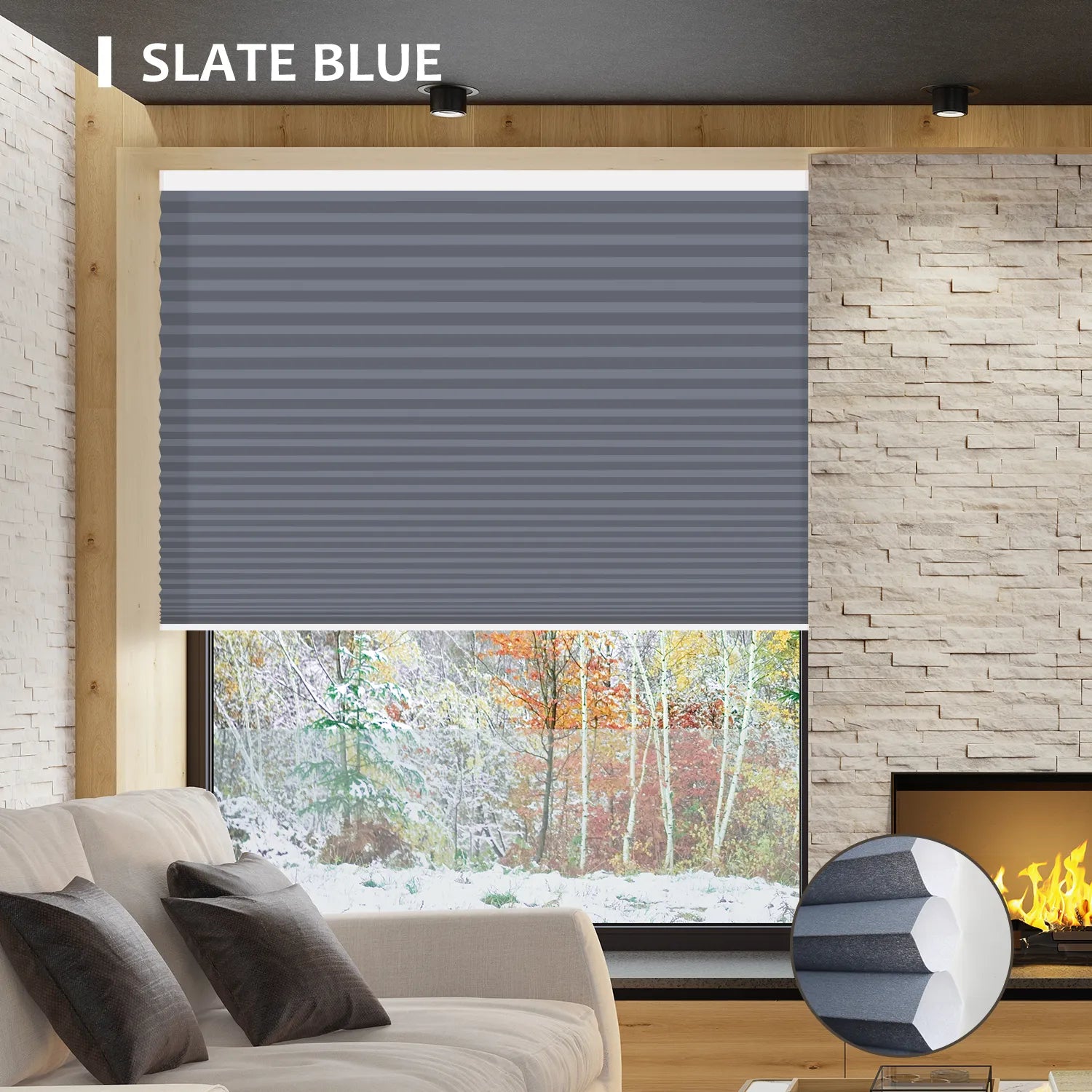 SmartWings Motorized Light Filtering Cellular Shades Nowa