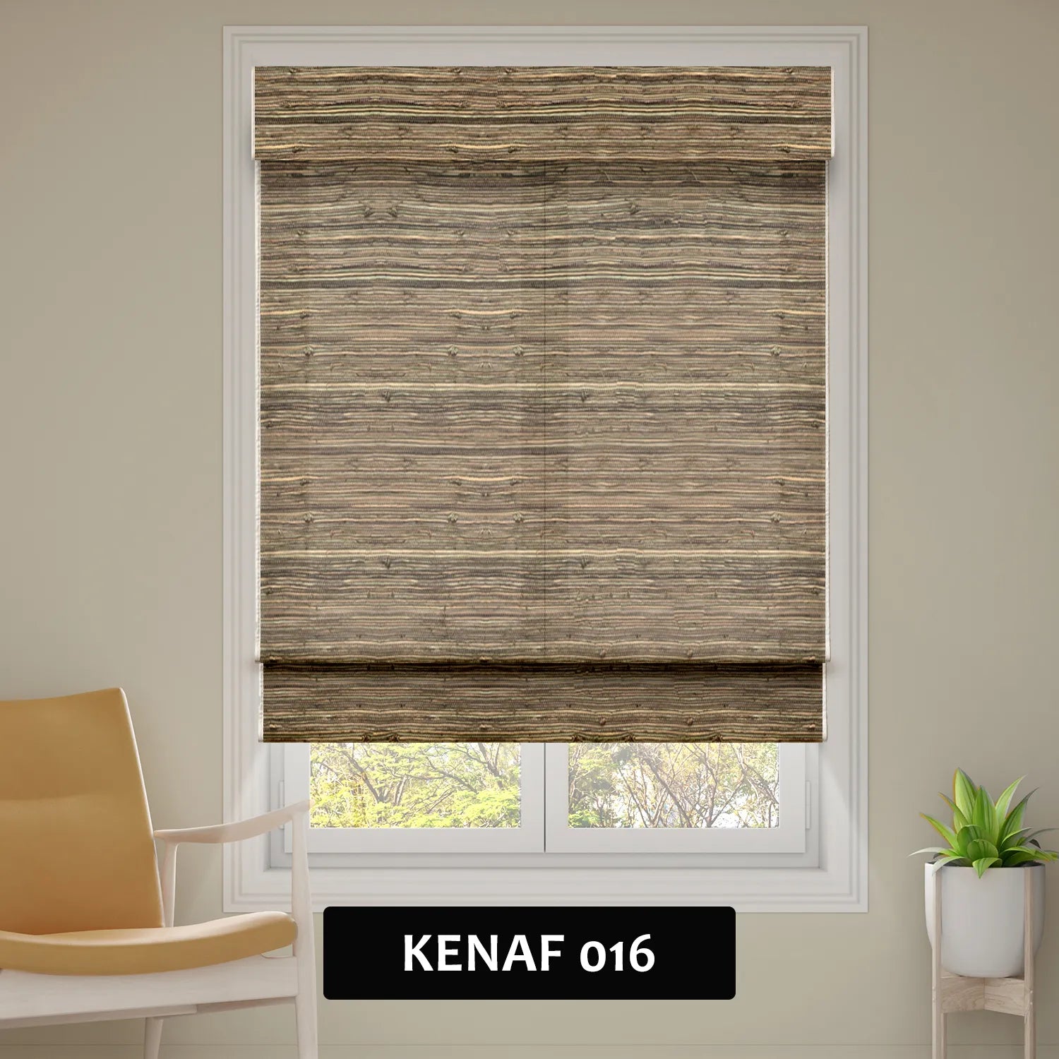 SmartWings Motorized Woven Wood Shades 50%/70%/100% Blackout