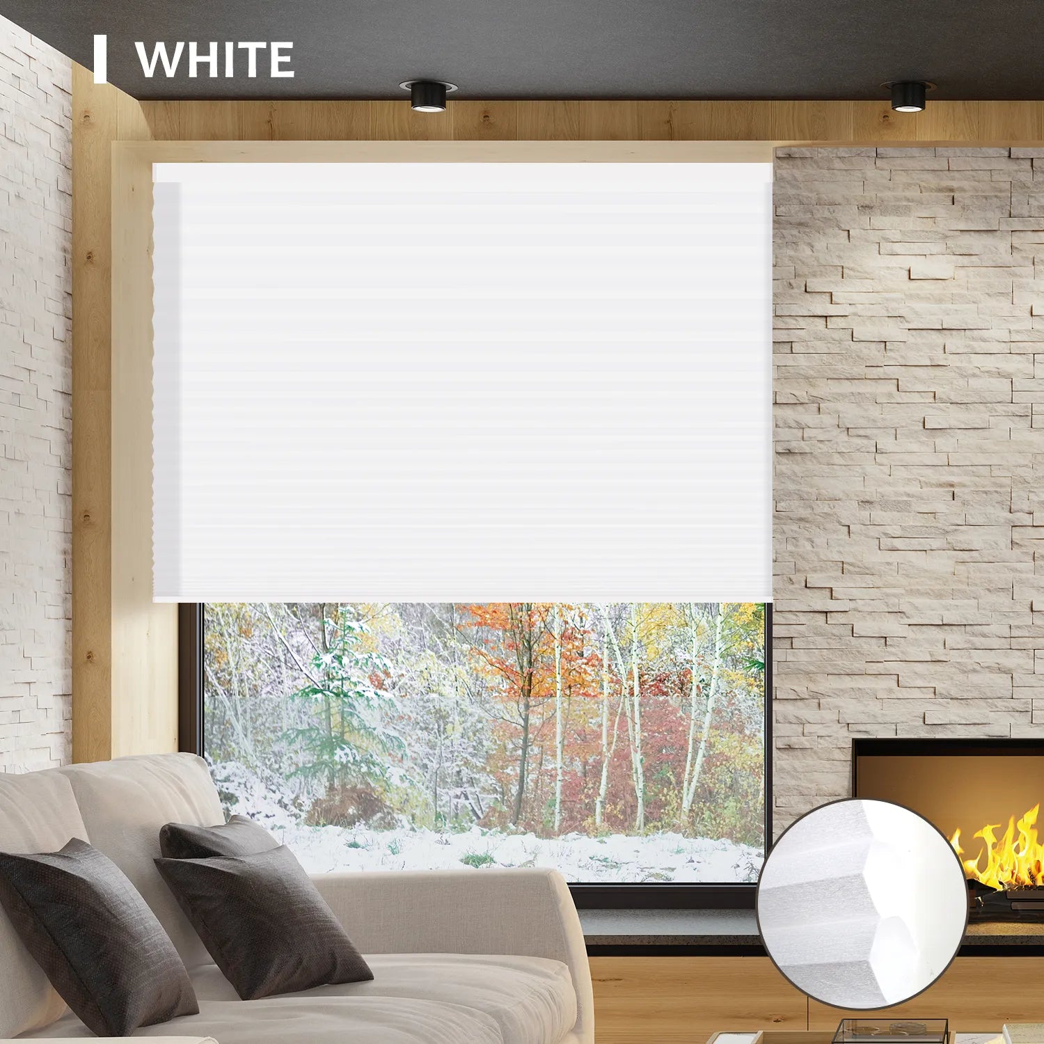 SmartWings Motorized Light Filtering Cellular Shades Nowa