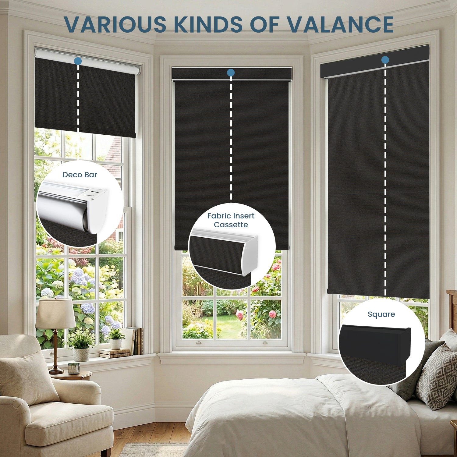 SmartWings Motorized Roller Shades 100% Blackout Eclipse