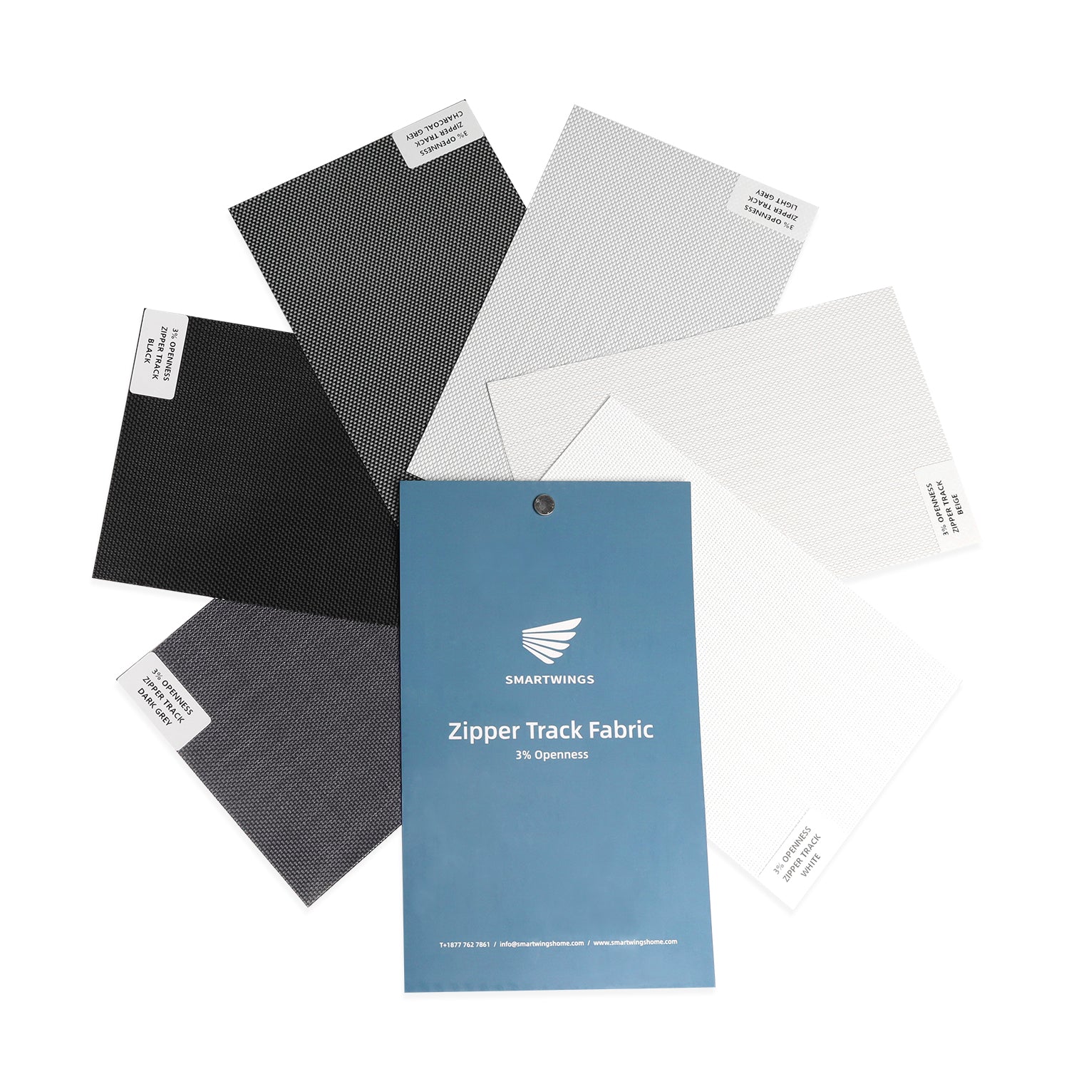 Zipper Track Windproof Fabric Samples